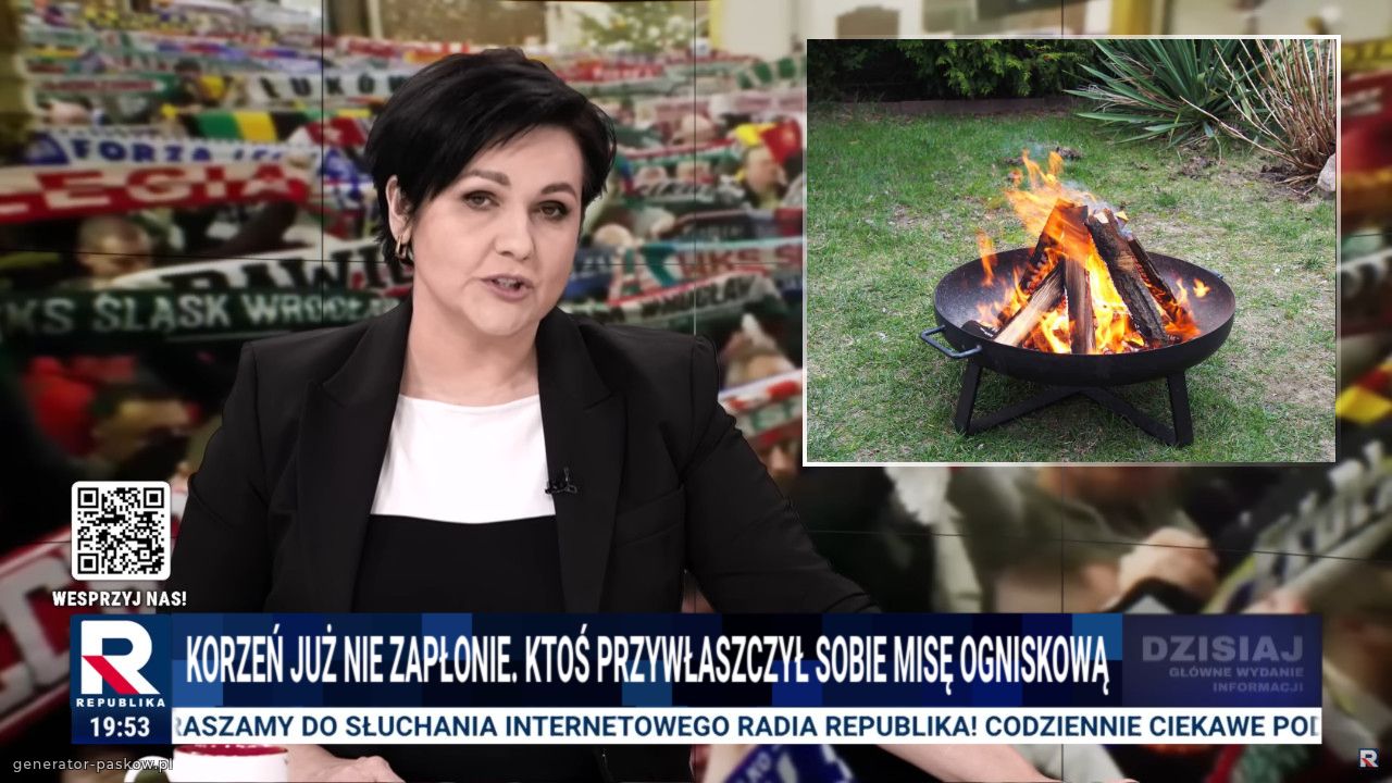 korzeń już nie zapłonie. ktoś przywłaszczył sobie misę ogniskową