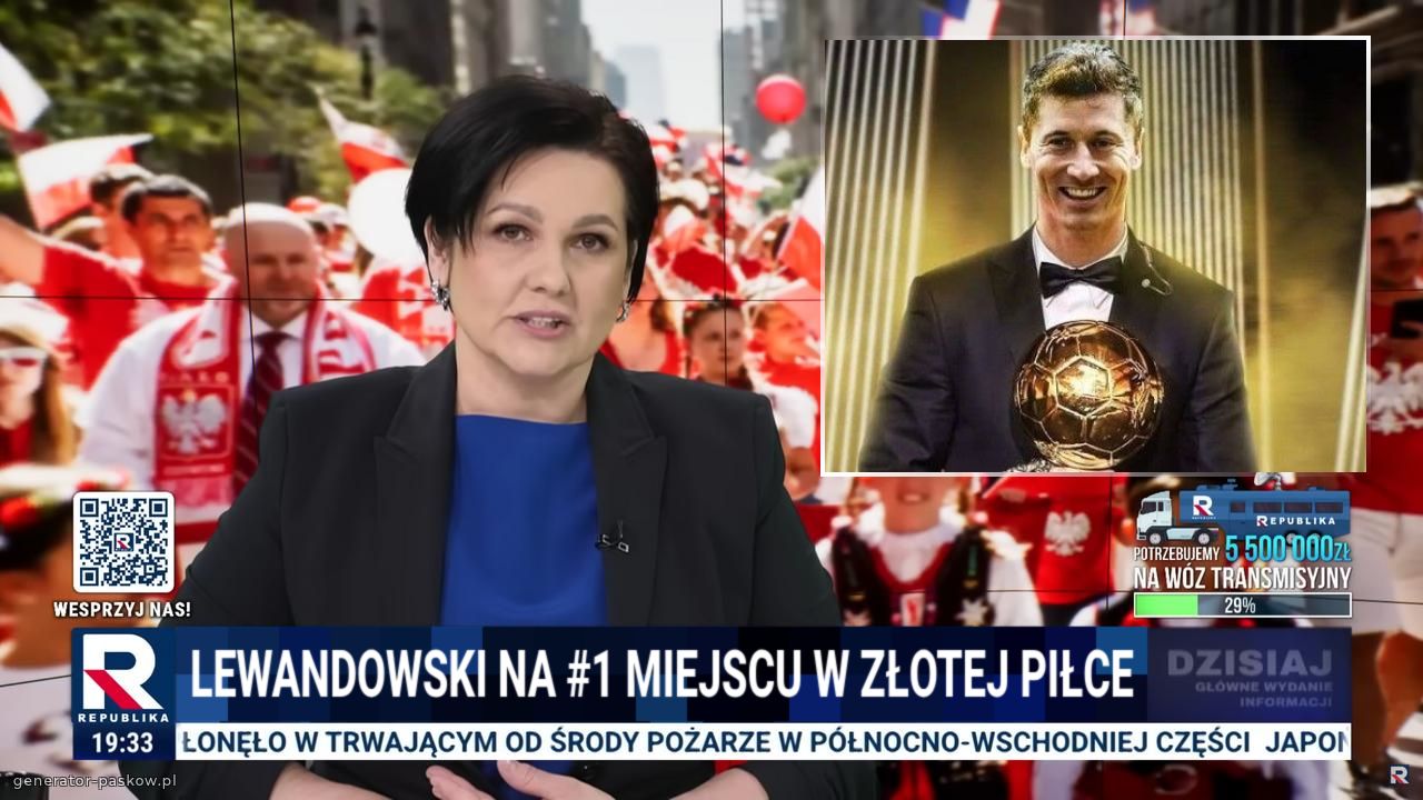 Lewandowski na #1 miejscu w złotej piłce