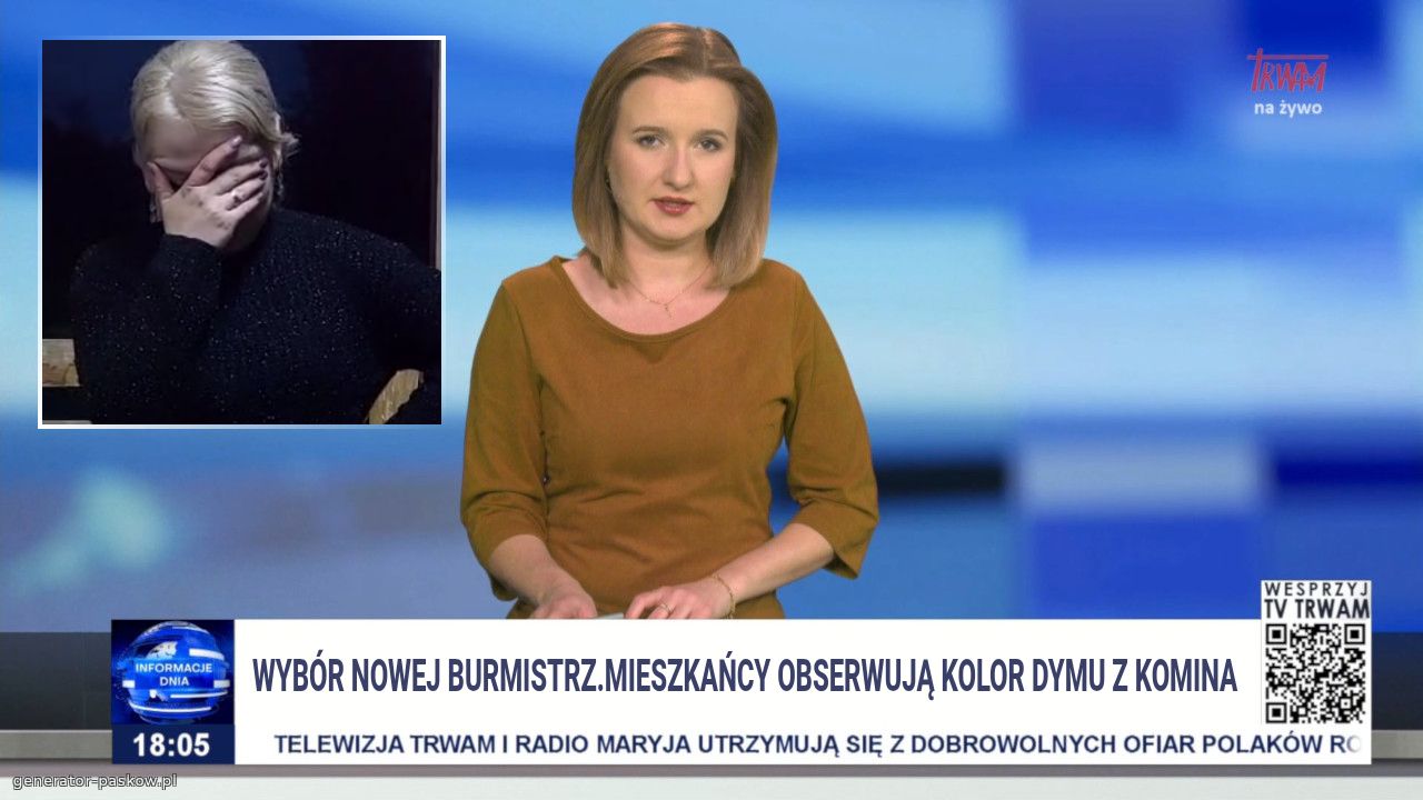 WYBór NOWEJ BURMISTRZ.Mieszkańcy obserwują kolor DYMu z komina 
