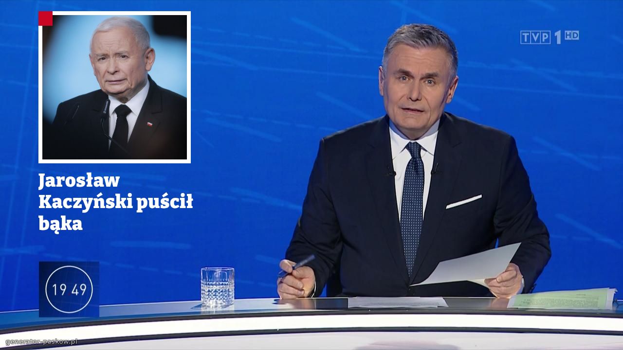 Jarosław Kaczyński puścił bąka 