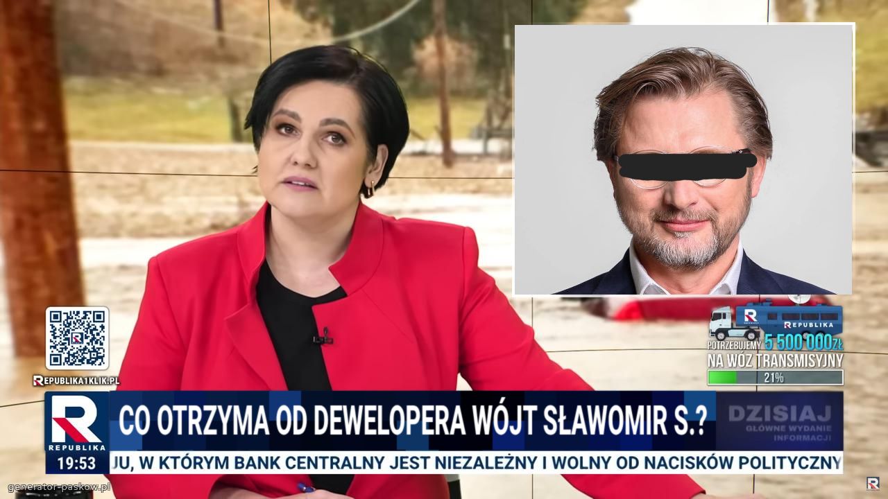 Co otrzyma Od dewelopera wójt sławomir s.?