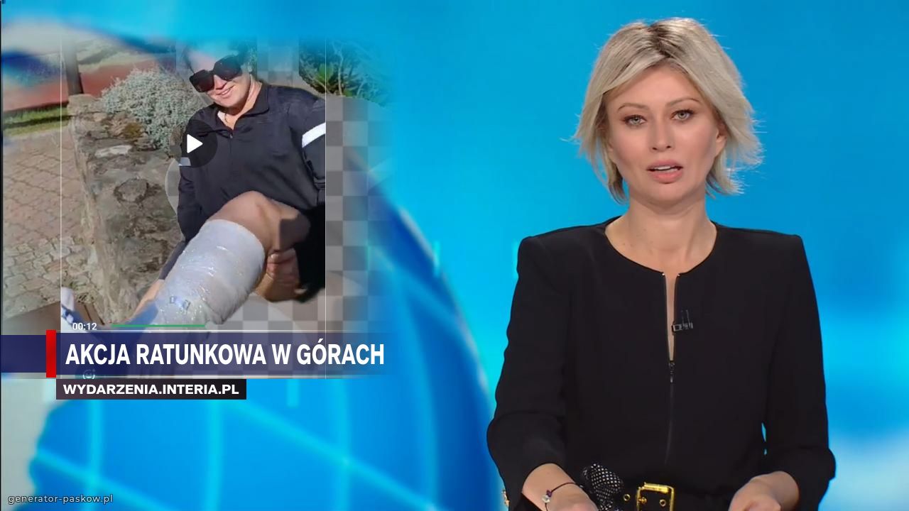 Akcja ratunkowa w górach 