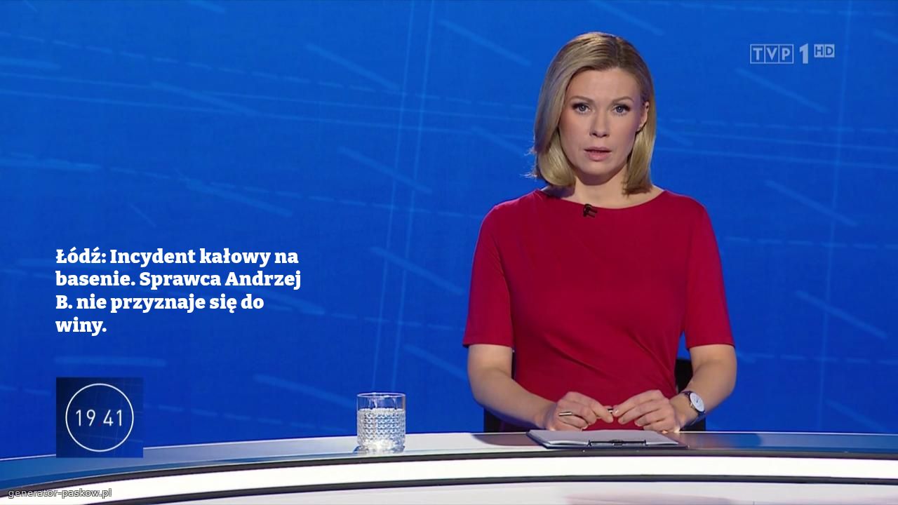 Łódź: Incydent kałowy na basenie. Sprawca Andrzej B. nie przyznaje się do winy.