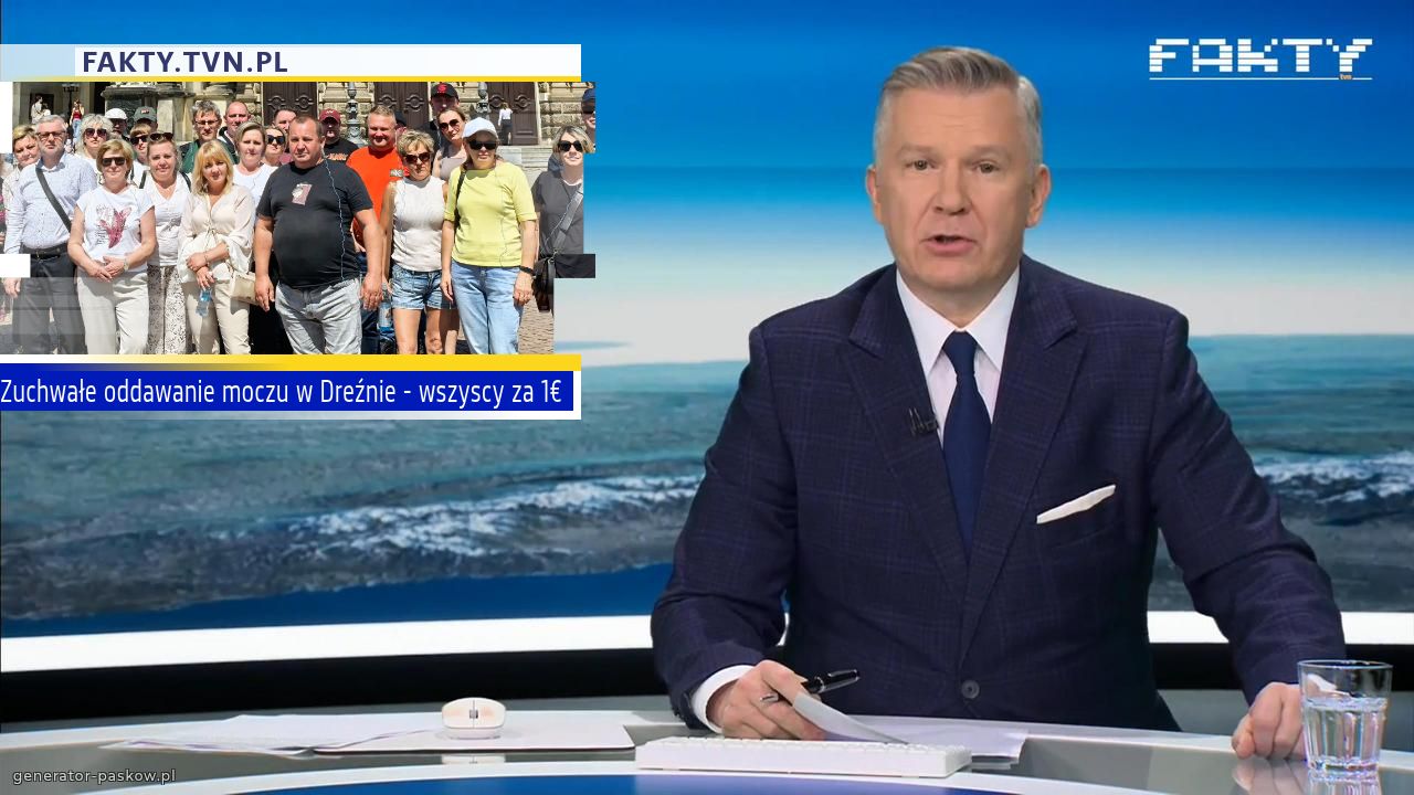 Zuchwałe oddawanie moczu w Dreźnie - wszyscy za 1€