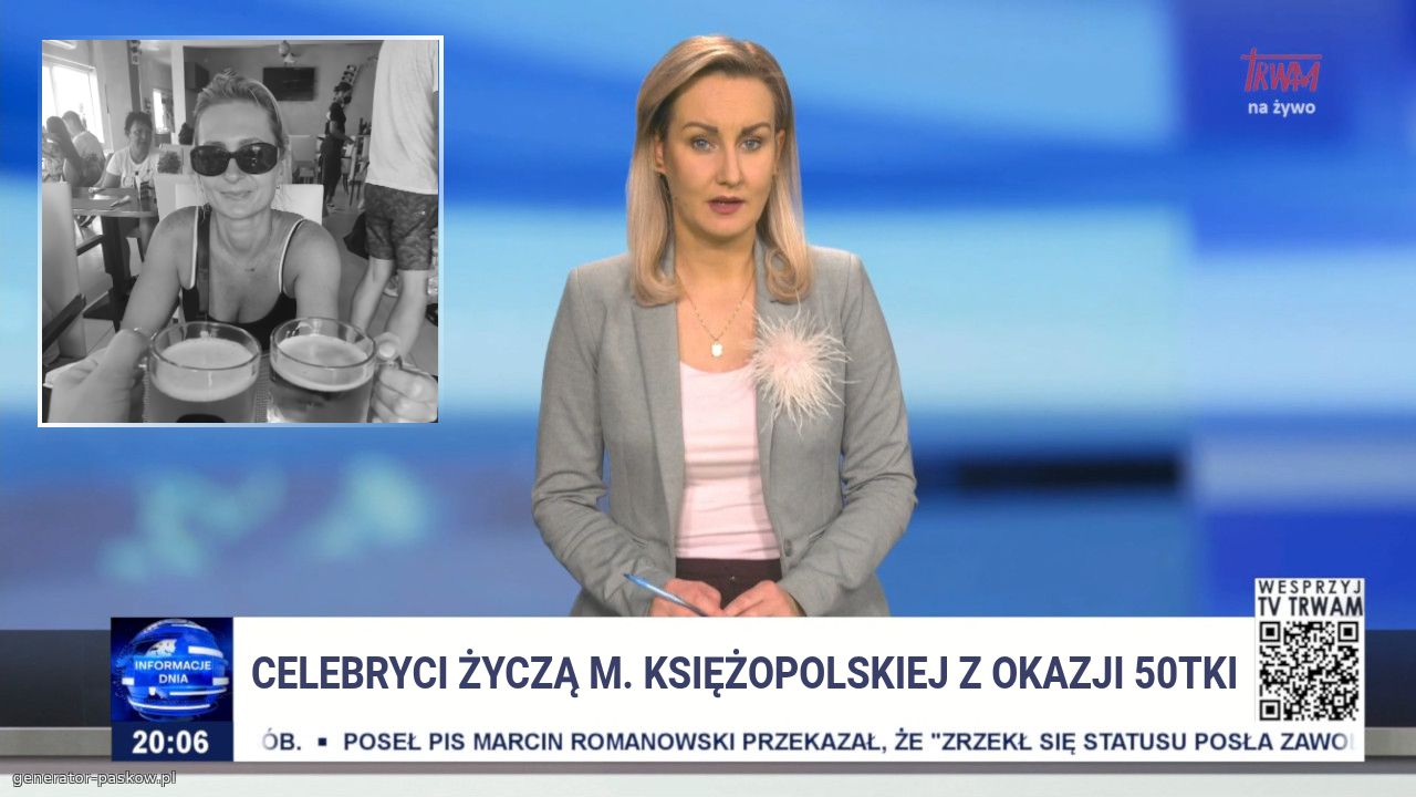 celebryci życzą M. księżopolskiej z okazji 50tki