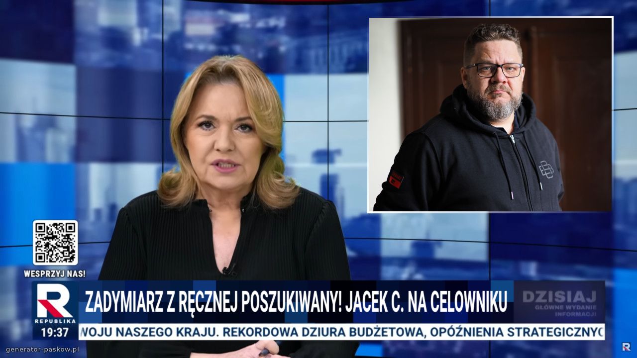 Zadymiarz z ręcznej poszukiwany! Jacek C. na celowniku