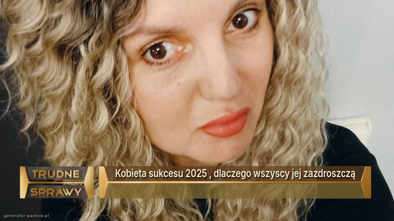 Kobieta sukcesu 2025 , dlaczego wszyscy jej zazdroszczą
