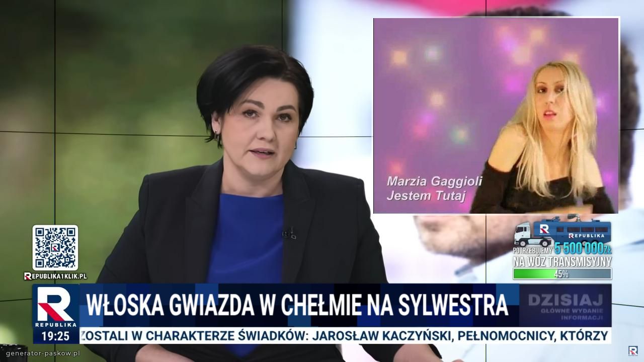 Włoska gwiazda w Chełmie na Sylwestra 