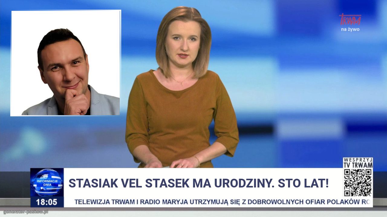 Stasiak vel stasek ma urodziny. Sto lat!