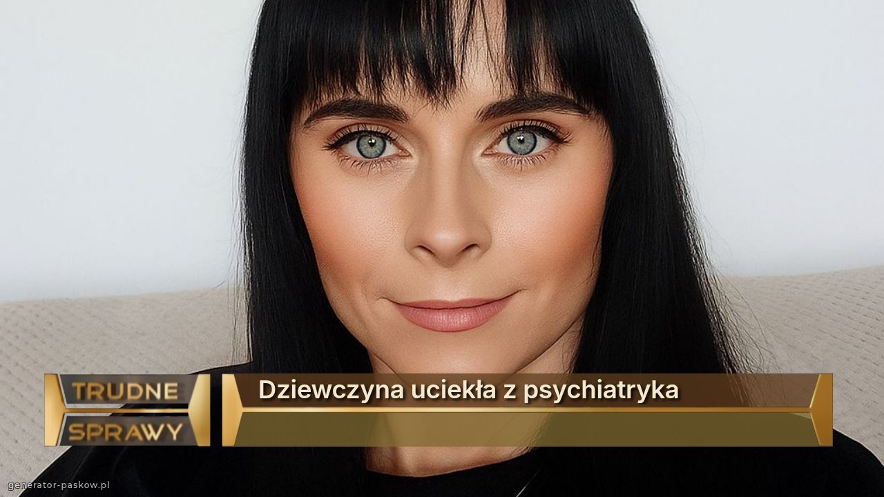 Dziewczyna uciekła z psychiatryka 
