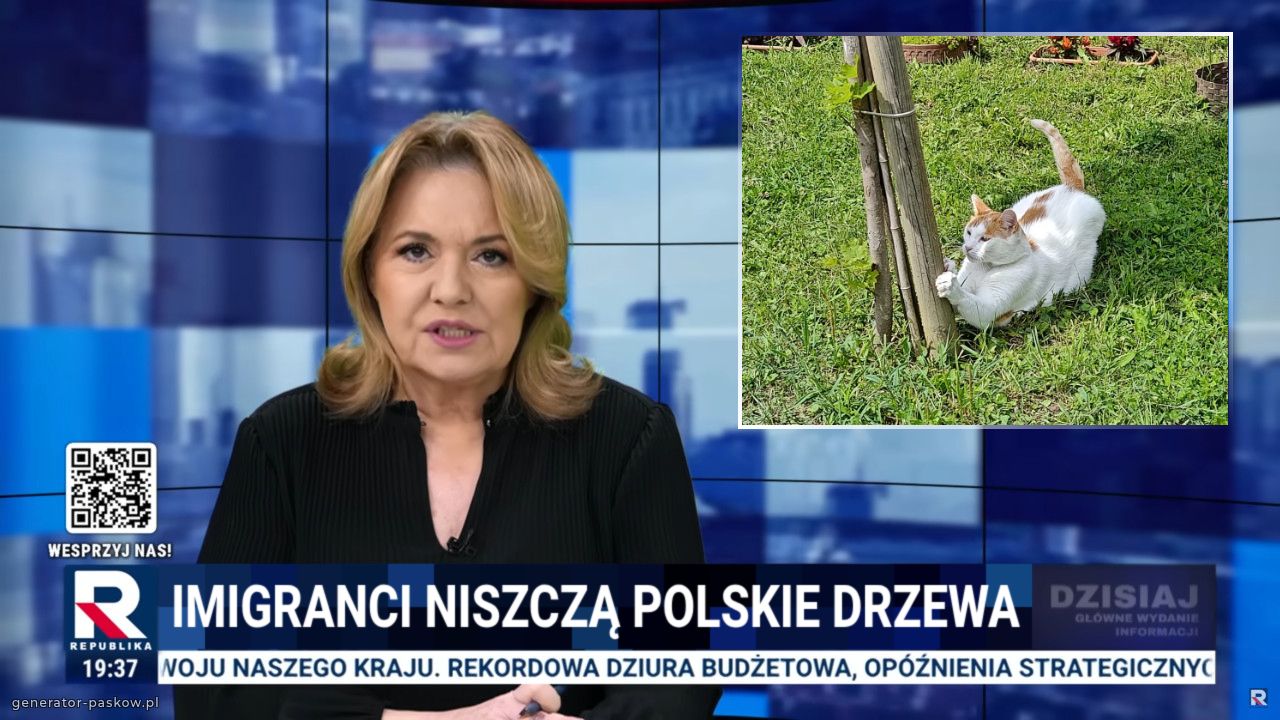 Imigranci niszczą polskie drzewa