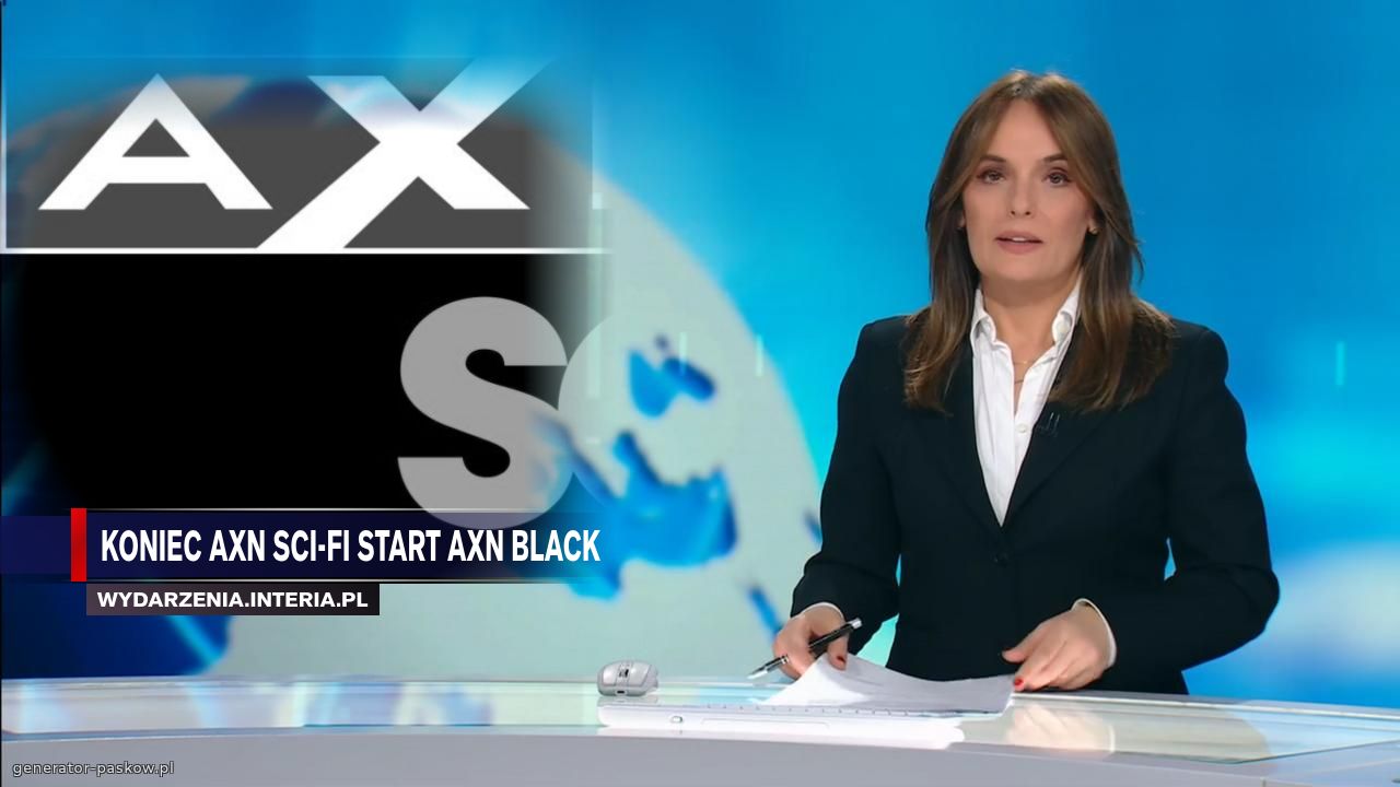 KONIEC AXN SCI-Fi Start AXN Black