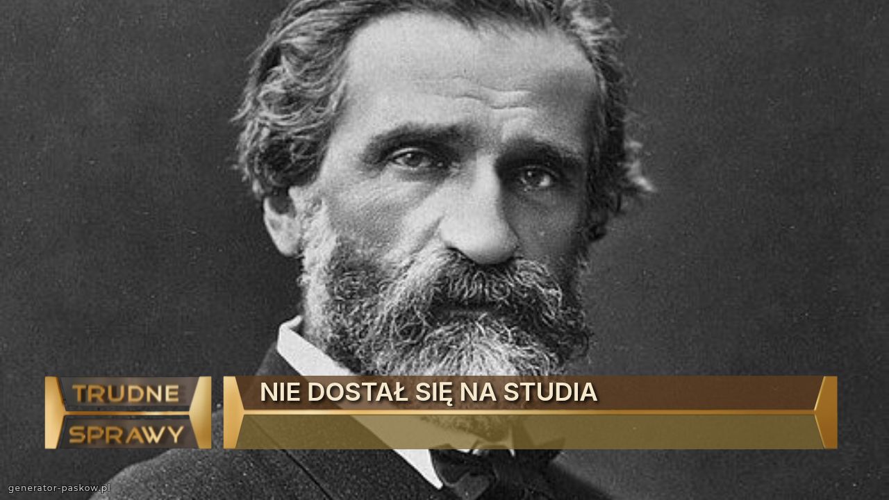 NIE DOSTAŁ SIĘ NA STUDIA
