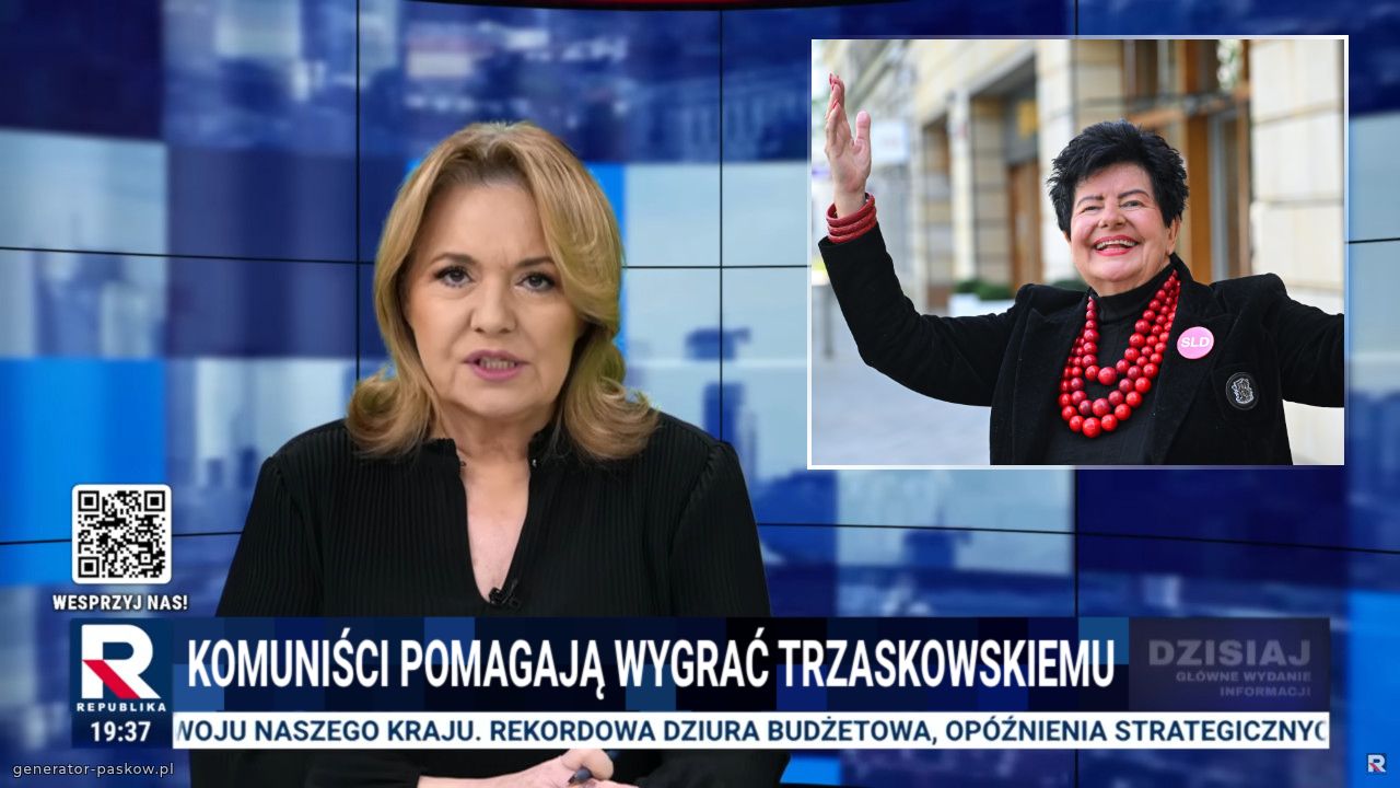 Komuniści pomagają wygrać Trzaskowskiemu