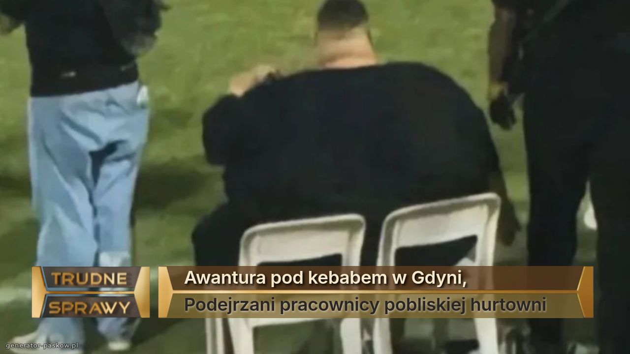 Awantura pod kebabem w Gdyni,  
Podejrzani pracownicy pobliskiej hurtowni 