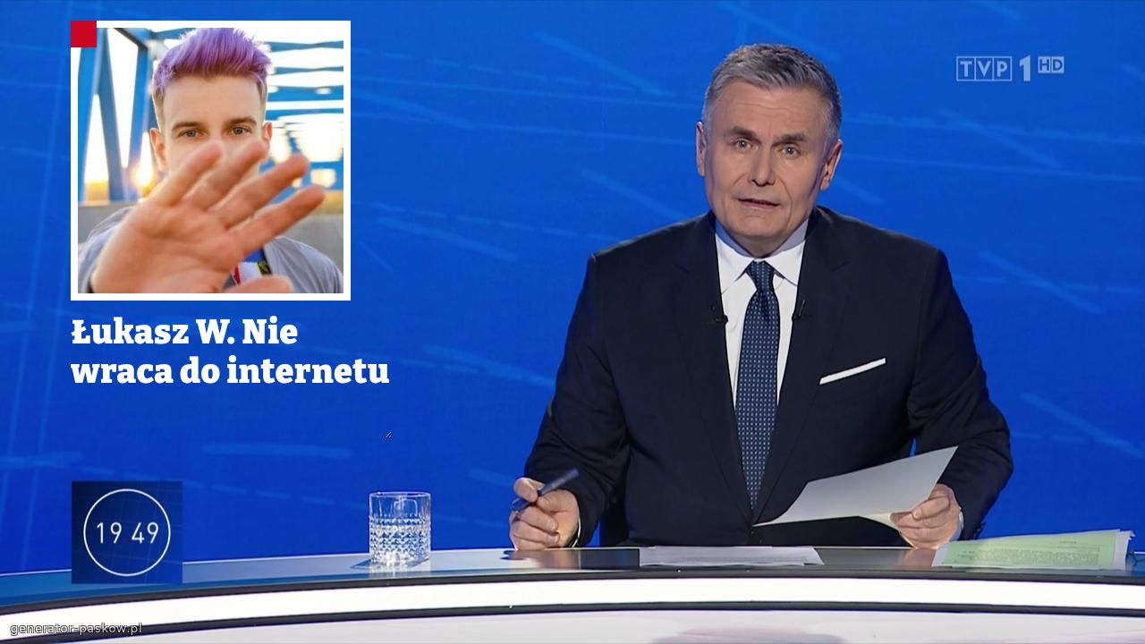 Łukasz W. Nie wraca do internetu