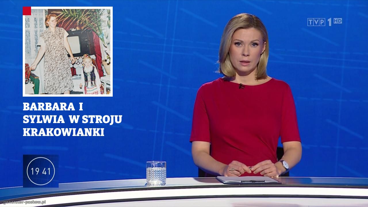 BARBARA  I  SYLWIA  W STROJU  KRAKOWIANKI