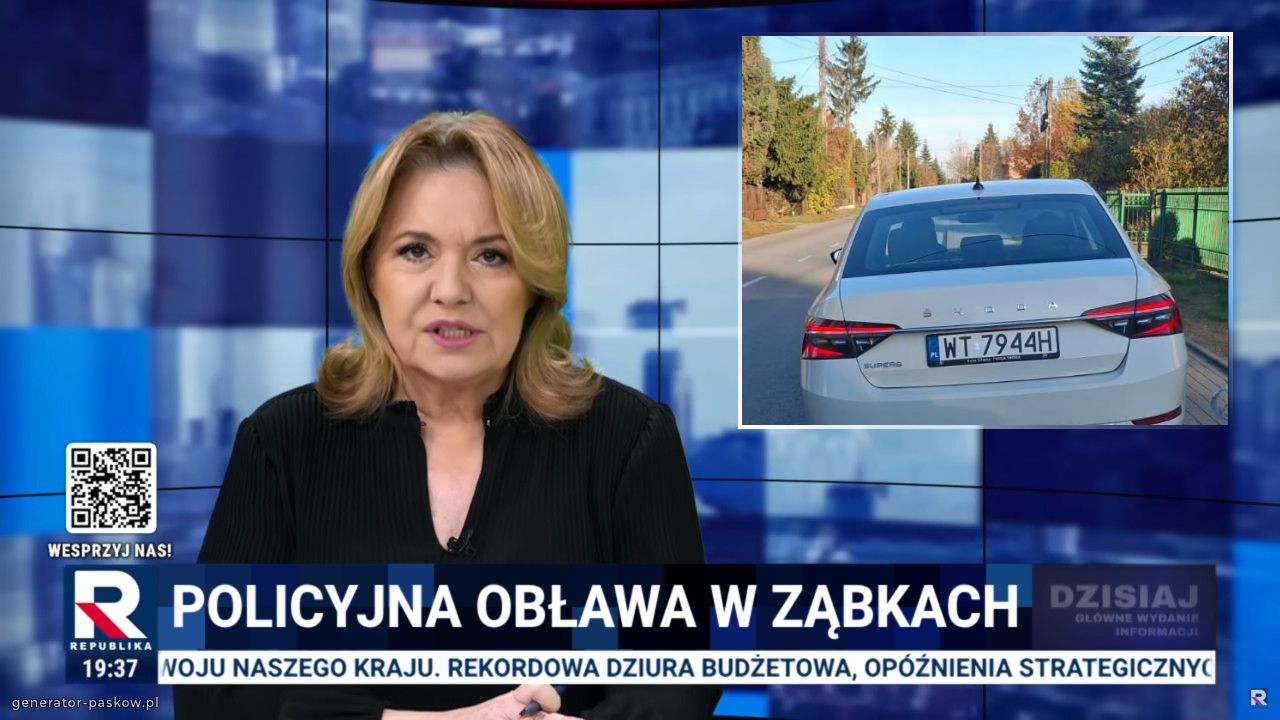 Policyjna OBŁAWA W ząbkach