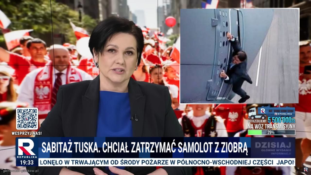 Sabitaż tuska. chciał zatrzymać samolot z ziobrą
