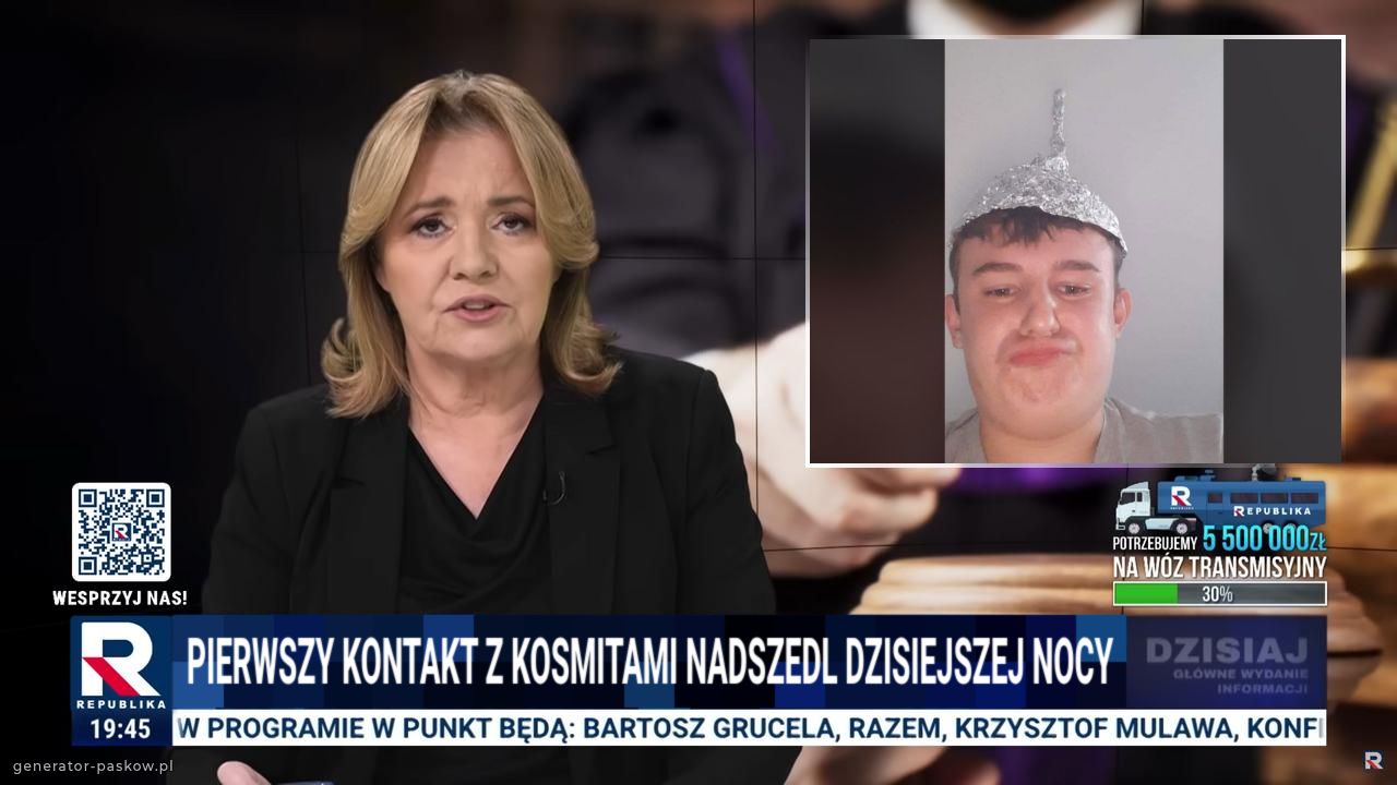 pierwszy kontakt z kosmitami nadszedl dzisiejszej nocy