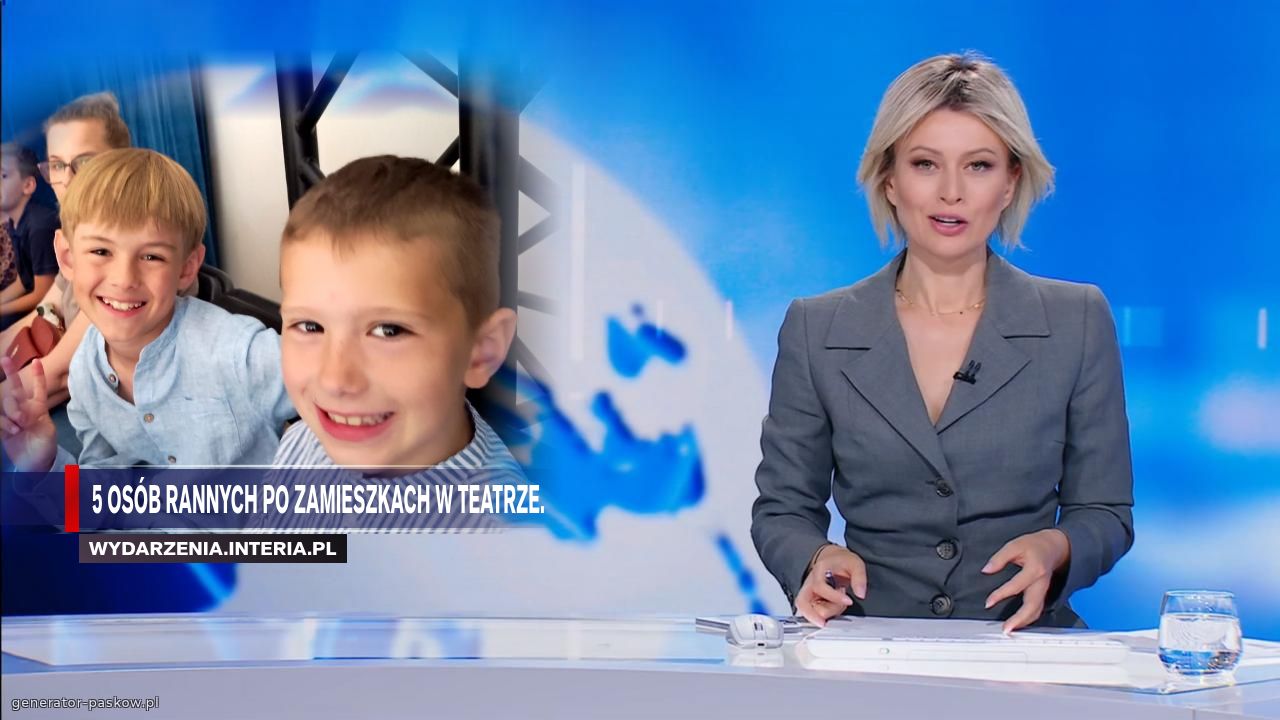 5 osób rannych po zamieszkach w teatrze. 