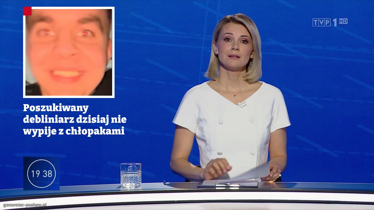 Poszukiwany debliniarz dzisiaj nie wypije z chłopakami 
