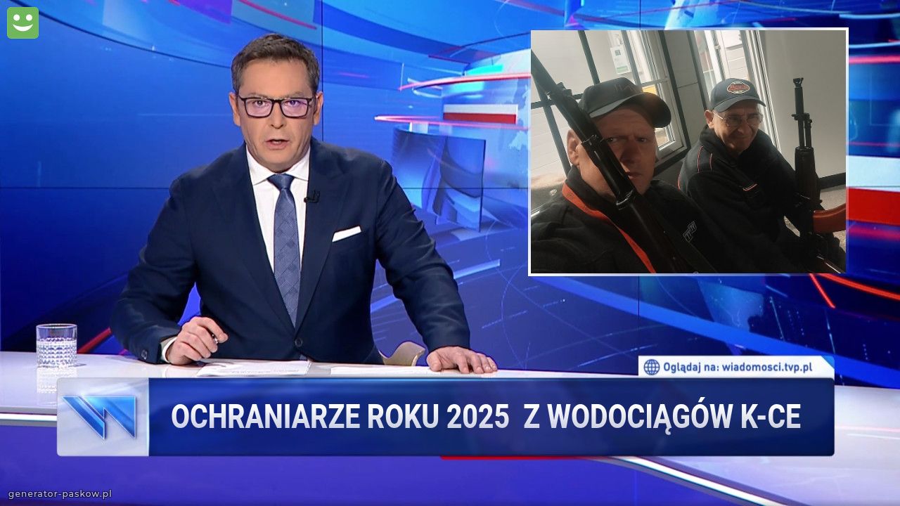 Ochraniarze roku 2025  z wodociągów k-ce