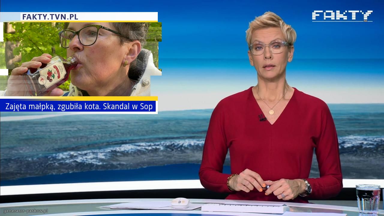 Zajęta małpką, zgubiła kota. Skandal w Sop
