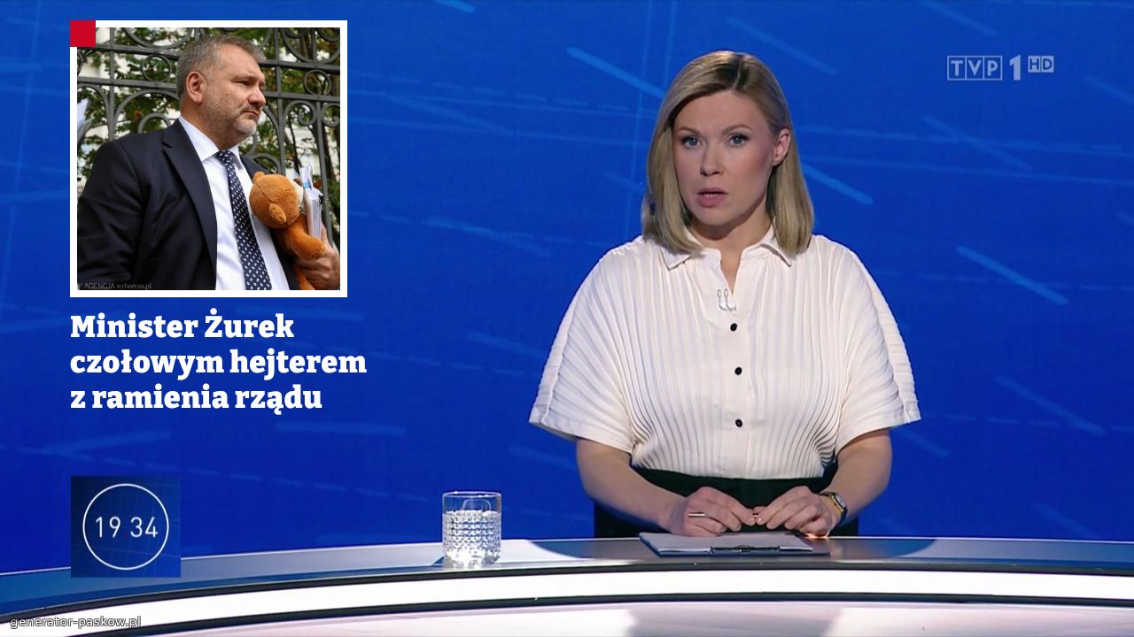 Minister Żurek czołowym hejterem z ramienia rządu