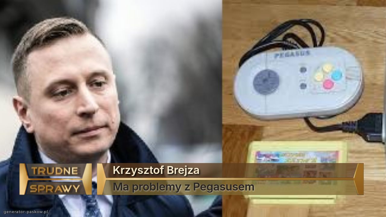 Krzysztof Brejza
Ma problemy z Pegasusem