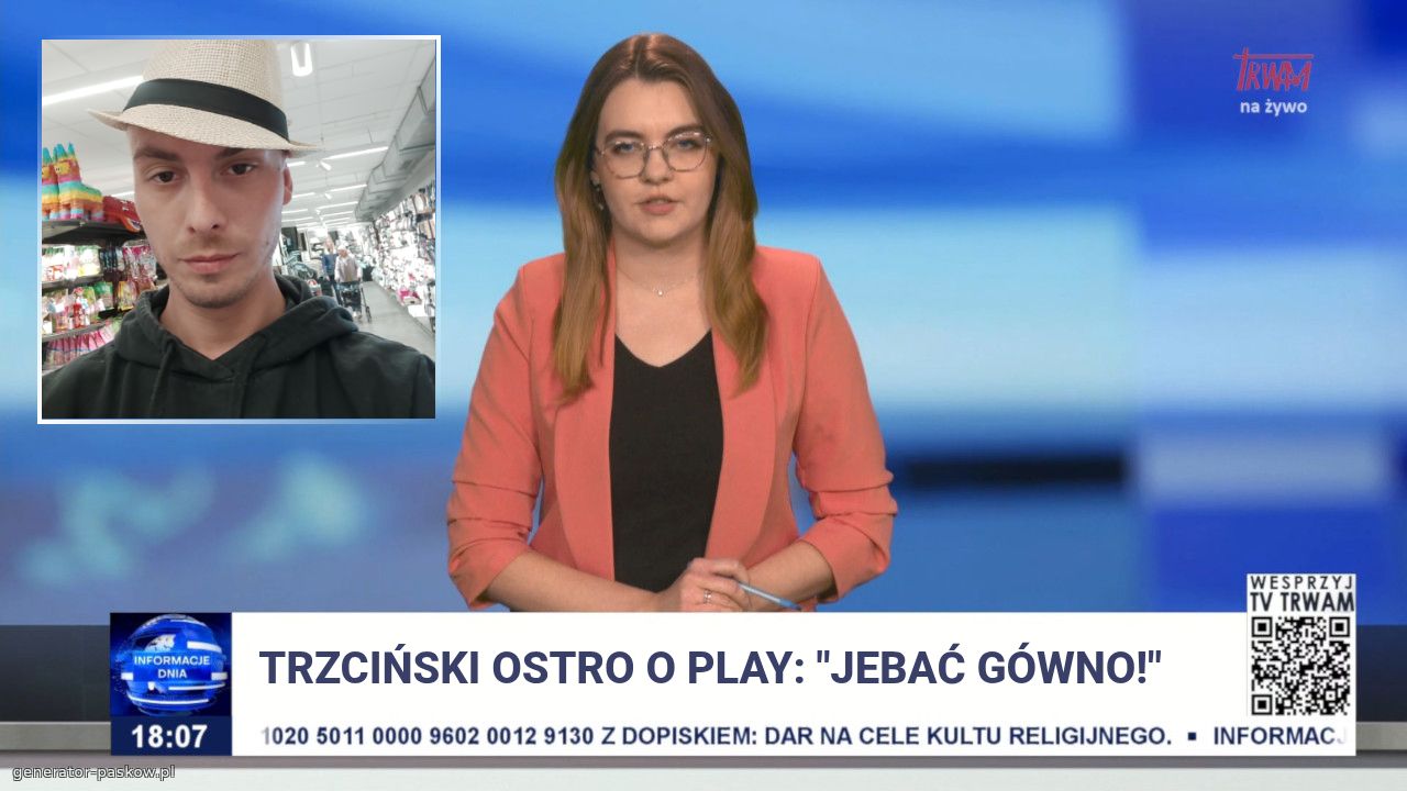  trzciński ostro o play: "jebać gówno!"