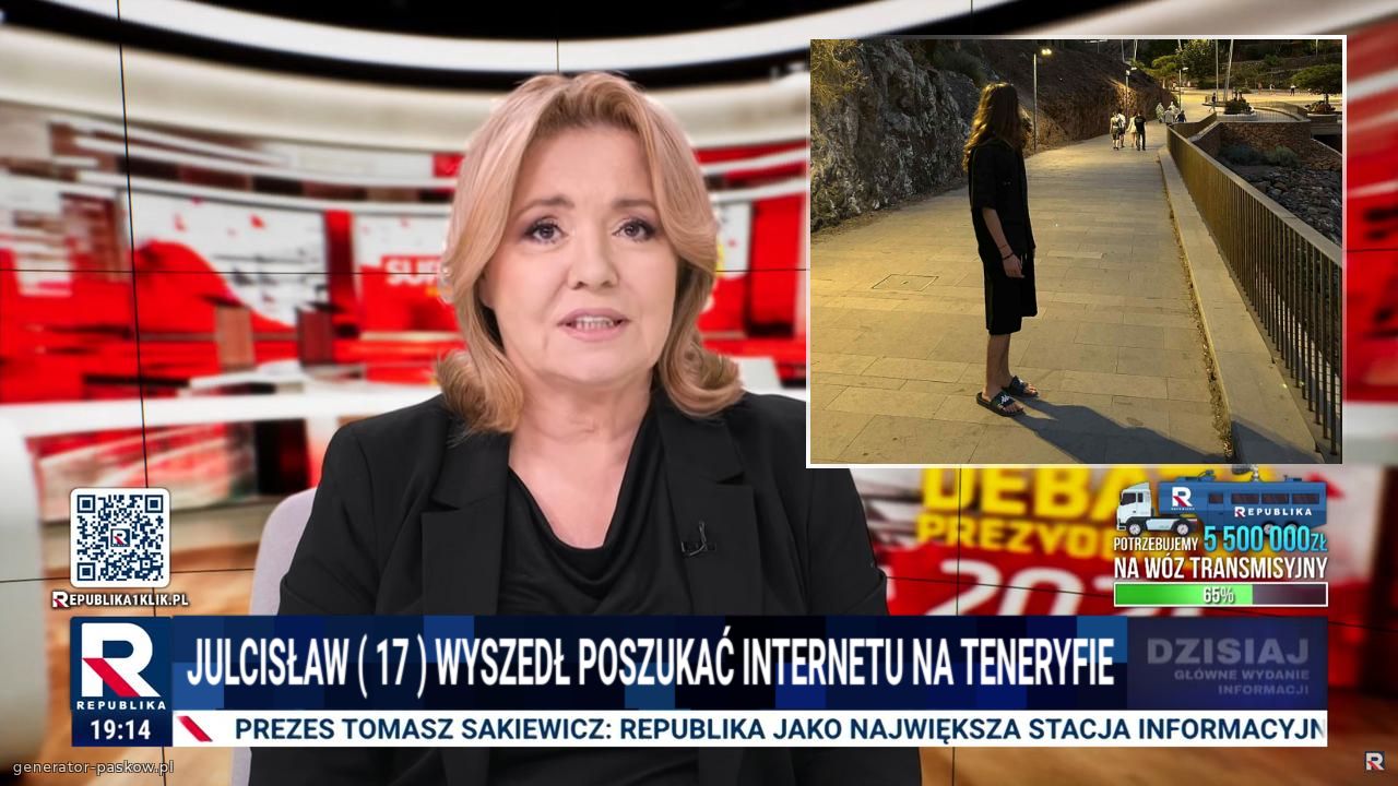 JULCISŁAW ( 17 ) WYSZEDŁ POSZUKAĆ INTERNETU NA TENERYFIE