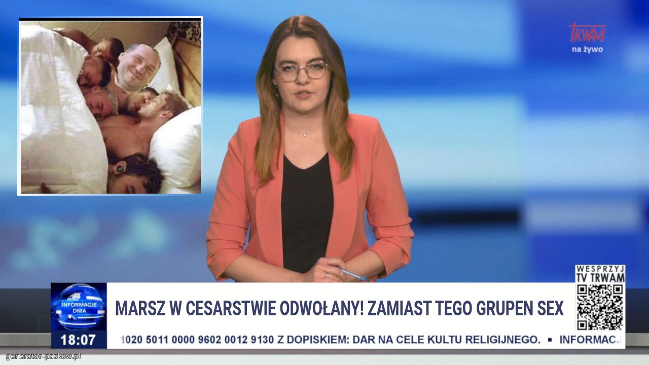 Marsz w Cesarstwie odwołany! Zamiast tego Grupen Sex 