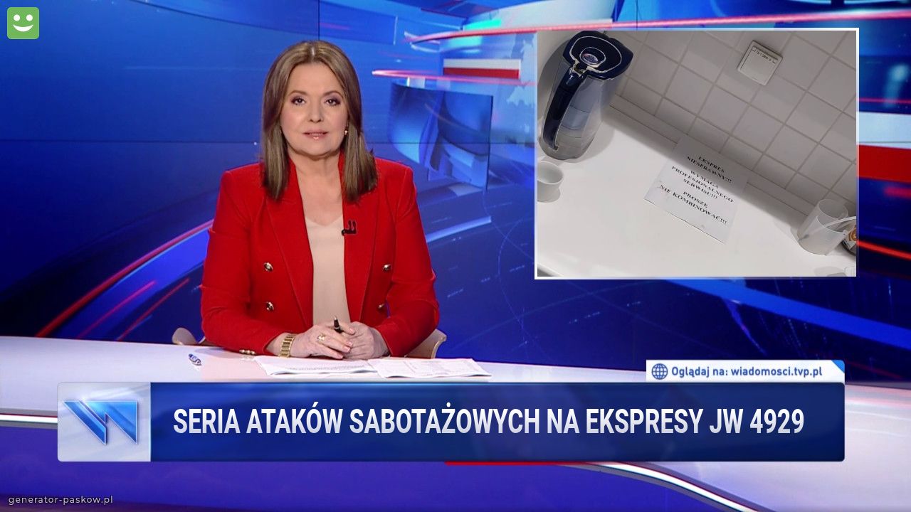 Seria ataków sabotażowych na ekspresy Jw 4929 