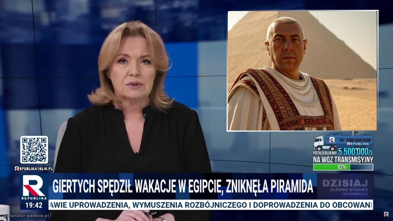 Giertych spędził wakacje w Egipcie, zniknęła piramida