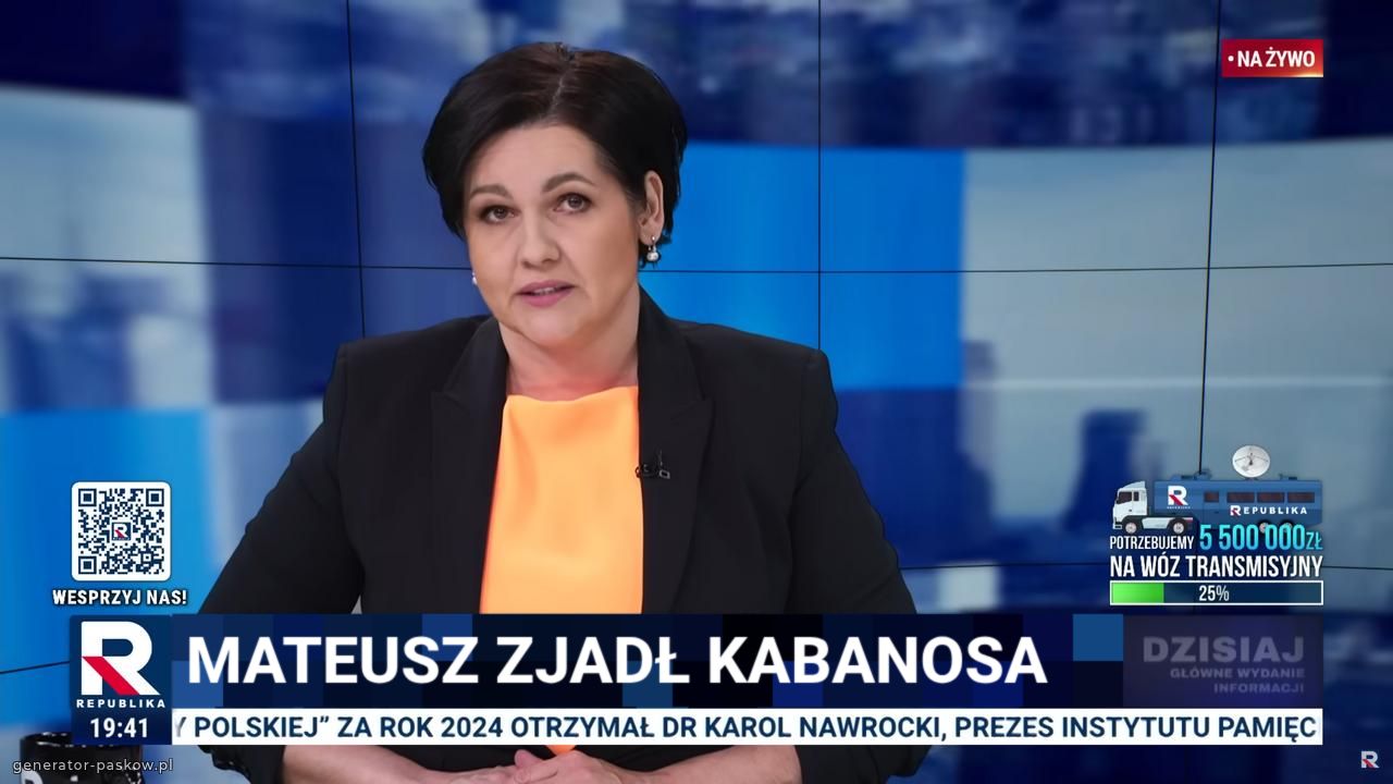 Mateusz zjadł kabanosa