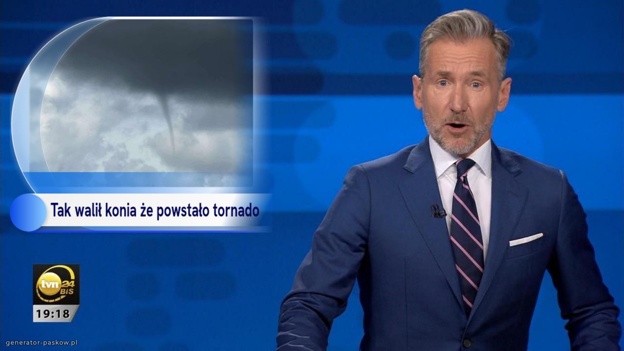 Tak walił konia że powstało tornado