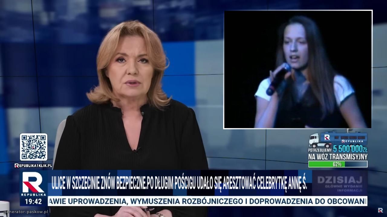 ULice w szczecinie znów bezpieczne.Po Długim pościgu udało się aresztować celebrytkę annę Ś. 