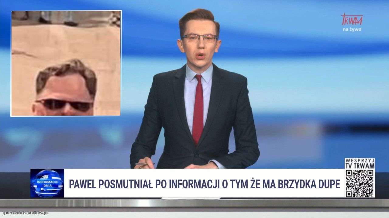 Pawel posmutniał po informacji o tym że ma brzydka dupe
Po wakacjach postanowił wziąć się za siebie