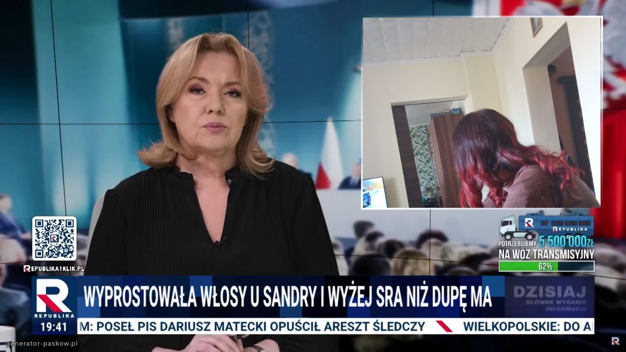 Wyprostowała włosy u Sandry i wyżej sra niż dupę ma  