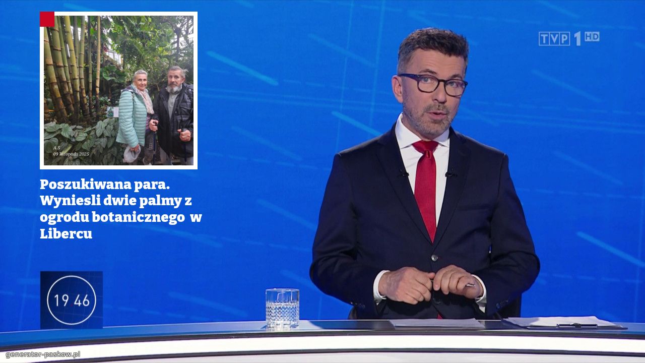 Poszukiwana para. Wyniesli dwie palmy z ogrodu botanicznego  w Libercu 