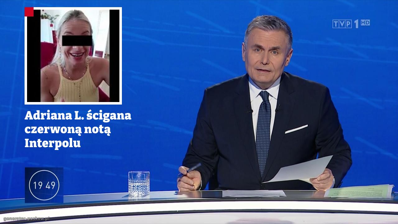 Adriana L. ścigana czerwoną notą Interpolu