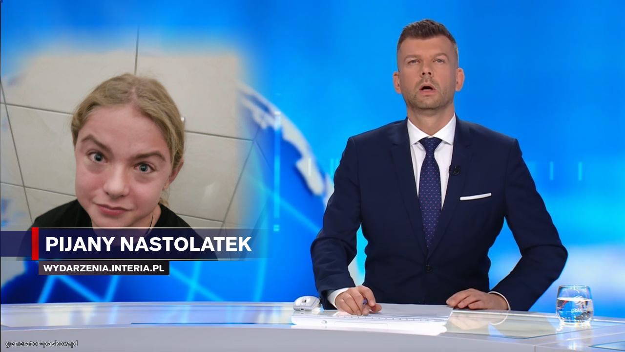 Pijany nastolatek