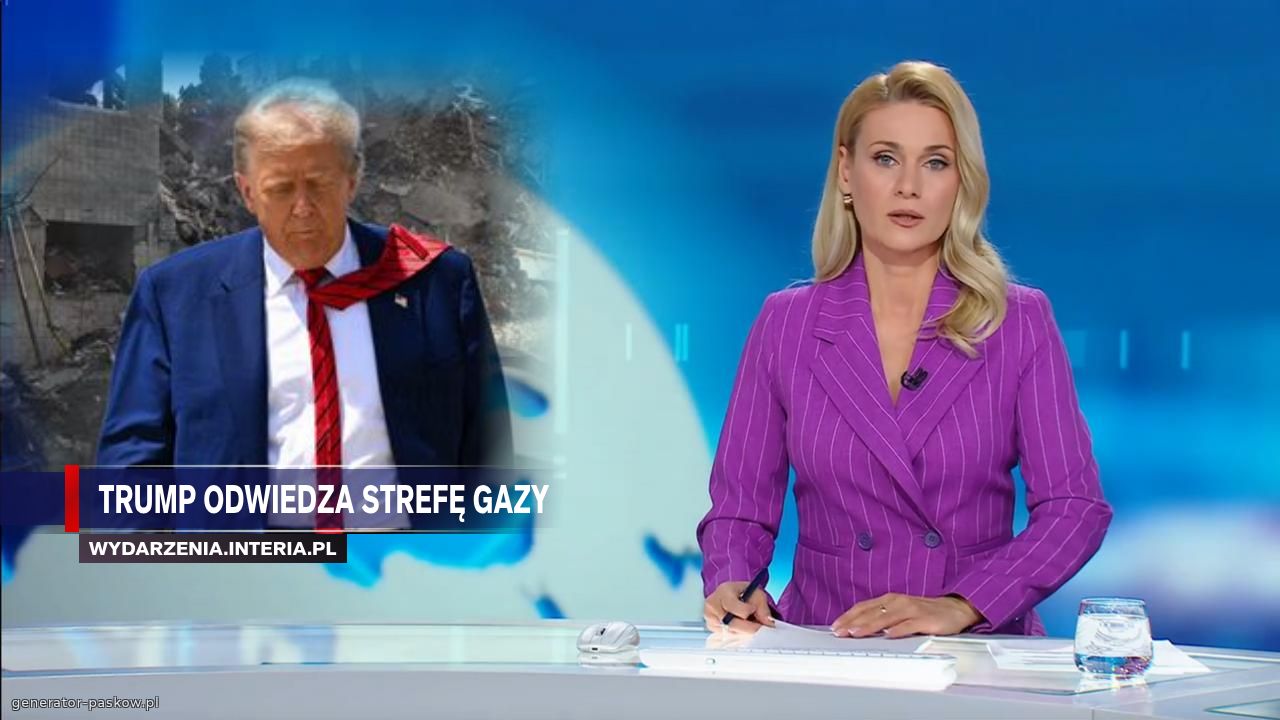  Trump odwiedza strefę gazy