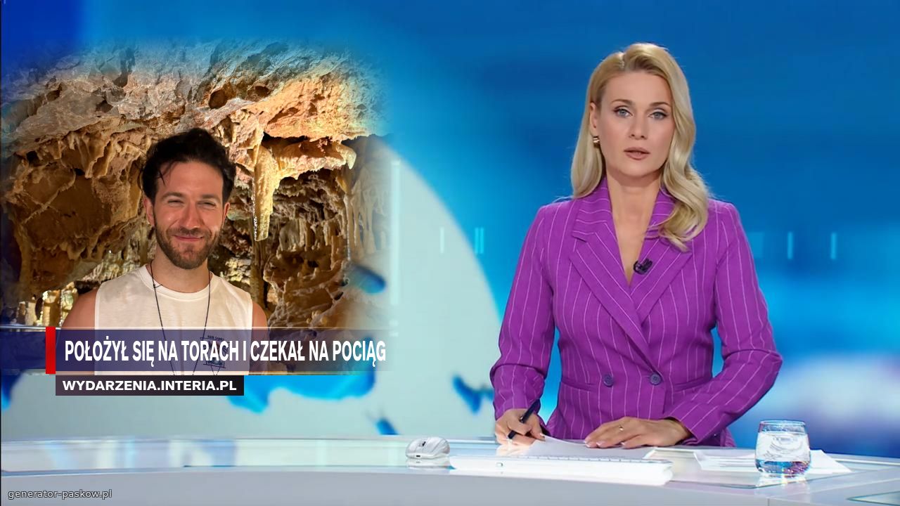 Położył się na torach i czekał na pociąg