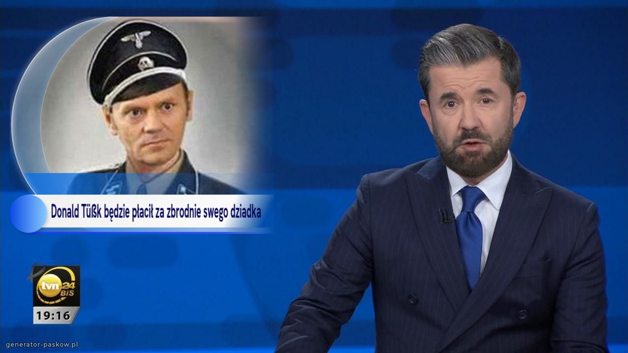 Donald Tüßk będzie płacił za zbrodnie swego dziadka