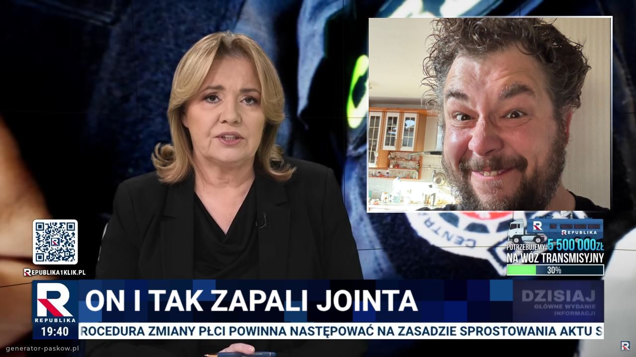 On i tak zapali jointa