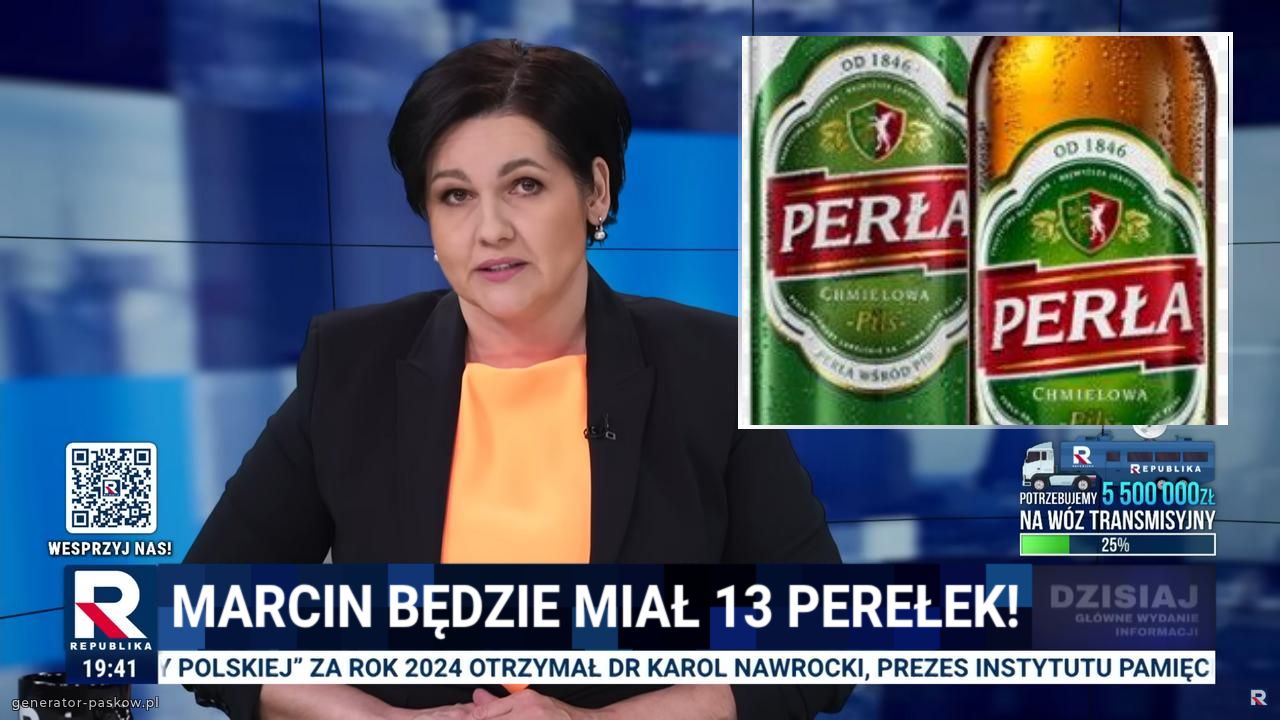 MARCIN Będzie miał 13 perełek!