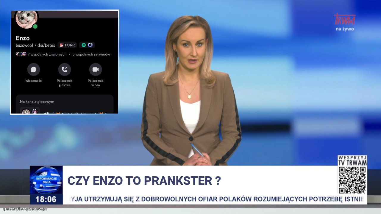 Czy enzo to prankster ? 