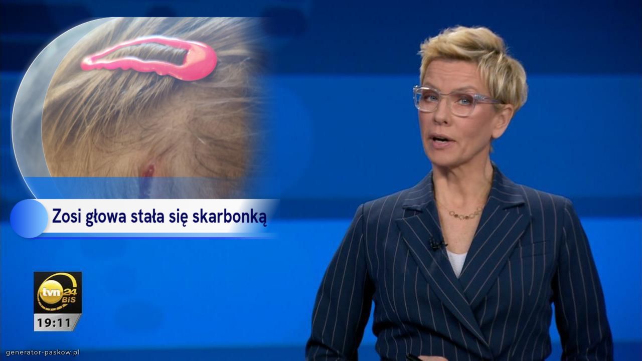 Zosi głowa stała się skarbonką